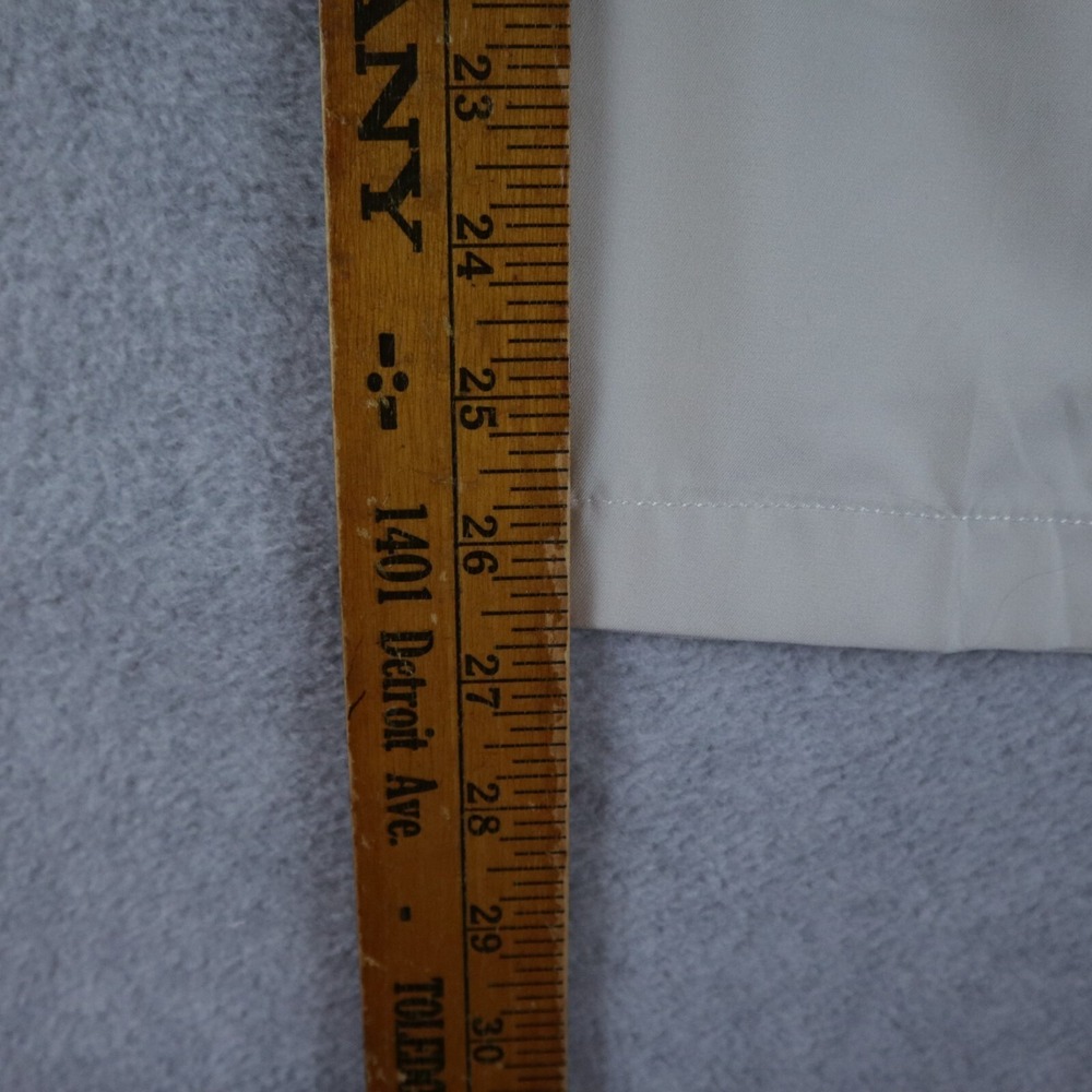 Adidas Golf Pants Mens 34x32 Climalite Performance Chino Slacks Flat Front Beige - Picture 6 of 8